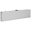 vidaXL Gun Case Silver 134x35x12 cm Aluminium