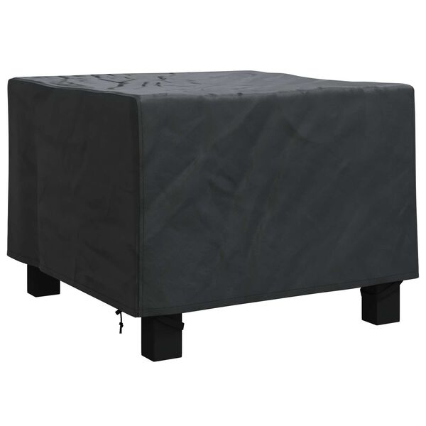 vidaXL Furniture Cover Plain Black 99 x 99 x 60 cm 420D Oxford Fabric