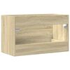 vidaXL Sink Cabinet Old Wood 80x38.5x48 cm Engineered Wood