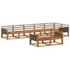 vidaXL Outdoor Sofa Set 8 pcs Natural Solid Acacia Wood