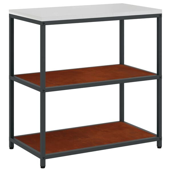 vidaXL Kitchen Storage with Shelf Rusty 90 x 50 x 92 cm Steel