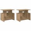 vidaXL TV Stand 2 pcs Artisan Oak Engineered Wood