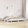 vidaXL Bed Frame without Mattress White 160x200 cm Solid Wood Pine