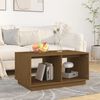 vidaXL Coffee Table Honey Brown 80x50x40 cm Solid Wood Pine