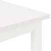 vidaXL Coffee Table White 50 x 50 x 36 cm Solid Pine Wood