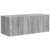 vidaXL TV Cabinet Set Wall-mounted 5 pcs Grey Sonoma Engineered Wood