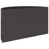 vidaXL Planter Black 90 x 45 x 50 cm Steel