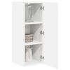 vidaXL Kitchen Cabinet with Shelf High Gloss White 30 x 31 x 80 cm