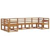 vidaXL Outdoor Sofa Set 7 pcs Natural Solid Acacia Wood