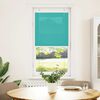 vidaXL Pleated Blind Petrol Green 65x100 cm Fabric Width 64.4 cm Polyester