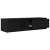 vidaXL TV Cabinets 2 pcs Black Oak 100x31x25.5 cm Engineered Wood