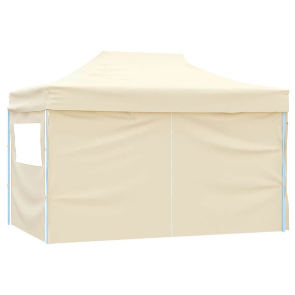 vidaXL Party Tent Folding Cream 280 x410 x 315 cm Oxford Fabric