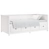 vidaXL Day Bed without Mattress White 100x200 cm Solid Wood Pine