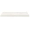 vidaXL Table Top White 80x40x2.5 cm Solid Wood Pine Rectangular