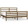 vidaXL Bed Frame without Mattress Honey Brown Solid Wood Pine 180x200 cm Super King