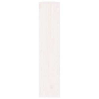 vidaXL Radiator Cover White 153x19x84 cm Solid Wood Pine