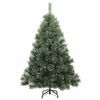 vidaXL Artificial Christmas Tree with 150 LEDs Green 150 cm PE and PVC