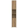vidaXL Bathroom Cabinet Artisan Oak 30x30x183.5 cm Engineered Wood