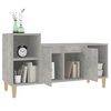 vidaXL TV Cabinet Concrete Grey 100x35x55 cm Engineered Wood