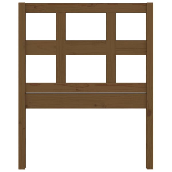 vidaXL Bed Headboard Honey Brown 80.5x4x100 cm Solid Wood Pine