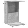 vidaXL Side Table Concrete Grey 40 x 35 x 60 cm Engineered Wood