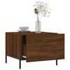 vidaXL Coffee Table Brown Oak 50x50x40 cm Engineered Wood