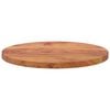 vidaXL Table Top &Oslash;60x3.8 cm Round Solid Wood Acacia