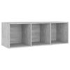 vidaXL 4 Piece TV Cabinet Set Concrete Grey Engineered Wood