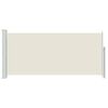 vidaXL Retractable Side Awning 140 x 300 cm Cream