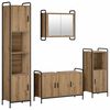 vidaXL Bathroom Cabinet Set 4 pcs Artisan Oak 40 x 36 x 181 cm
