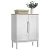 vidaXL Sideboard FLORO White 70 x 30 x 70.5 cm Solid Pine Wood