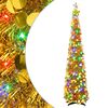 vidaXL Pop Up LED Christmas Tree with Star Topper 150 cm 50 LEDs PET