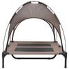 vidaXL Dog Bed Folding Manual Brown 92 x 77 x 82.5 cm Steel