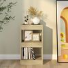 vidaXL Book Cabinet/Room Divider Sonoma Oak 40x30x72 cm