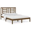 vidaXL Bed Frame without Mattress Honey Brown 140x190 cm Solid Wood Pine