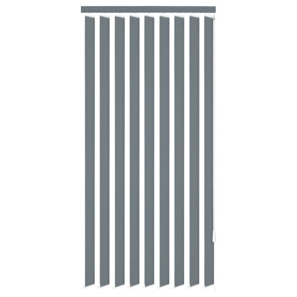 vidaXL Vertical Blinds Grey Fabric 150x180 cm
