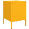 vidaXL Bedside Cabinets 2 pcs Mustard Yellow 36x39x50.5 cm Steel