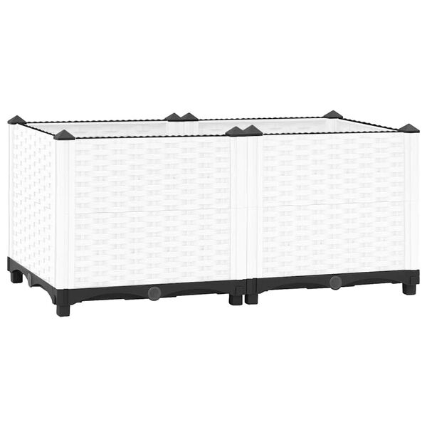 vidaXL Raised Bed 80x40x38 cm Polypropylene