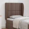 vidaXL Headboard Ear Tan PVC