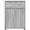 vidaXL Bathroom Cabinet with Drawer Grey Sonoma 72.5 x 36.5 x 100 cm
