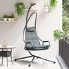 vidaXL Hanging Egg Chair Folding Anthracite 94 x 107 x 196.5 cm Steel