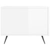 vidaXL Coffee Tables 2pcs High Gloss White 50x50x40 cm Engineered Wood