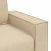 vidaXL Sofa Cream 220 x 78 x 84 cm Fabric