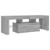 vidaXL TV Cabinet with LED Lights Grey Sonoma 120x35x40 cm