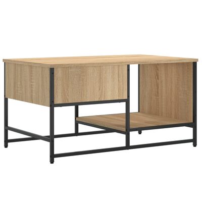 vidaXL Coffee Table Sonoma Oak 85.5x51x45 cm Engineered Wood