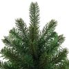vidaXL Artificial Christmas Tree with 150 LEDs Green 95 cm PE and PVC