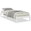 vidaXL Extra Long Bed Frame without Mattress White 80x220 cm