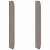 vidaXL Headboard Ear Taupe 80 x 16 x 4 cm Fabric