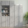 vidaXL Wall Cabinet Concrete Grey 40x42.5x40 cm Engineered Wood