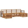 vidaXL Sofa Sets 6 pcs Natural Solid Acacia Wood